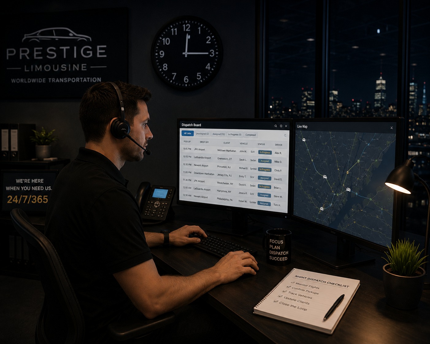 24/7 limo dispatch service for chauffeur companies explained