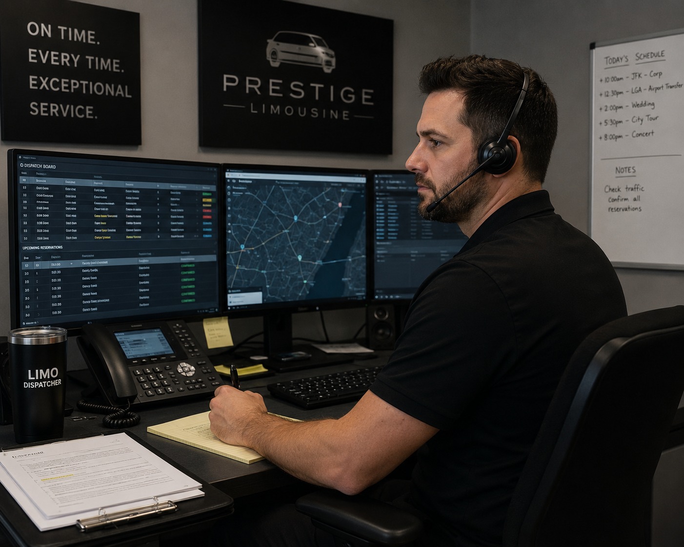 Cost breakdown of hiring a limo dispatcher in the USA